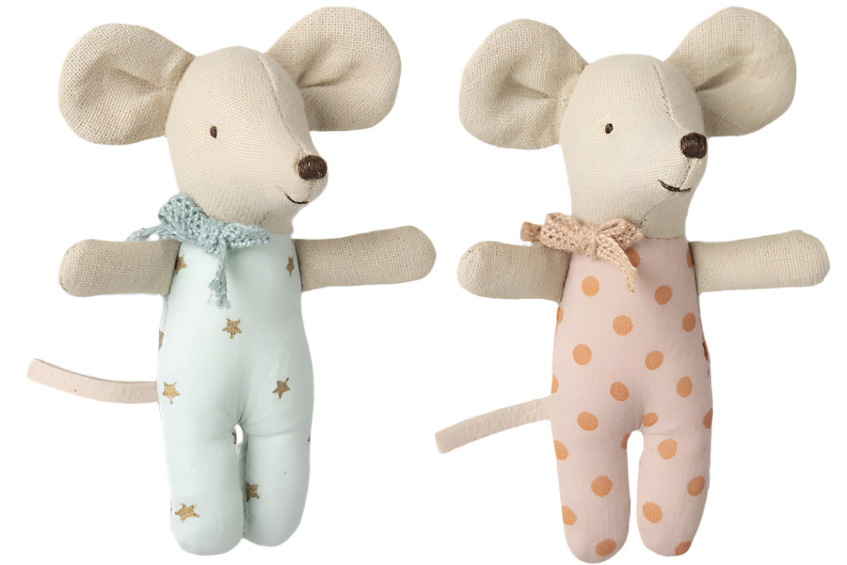 MAILEG BABY MICE TWINS IN MATCHBOX