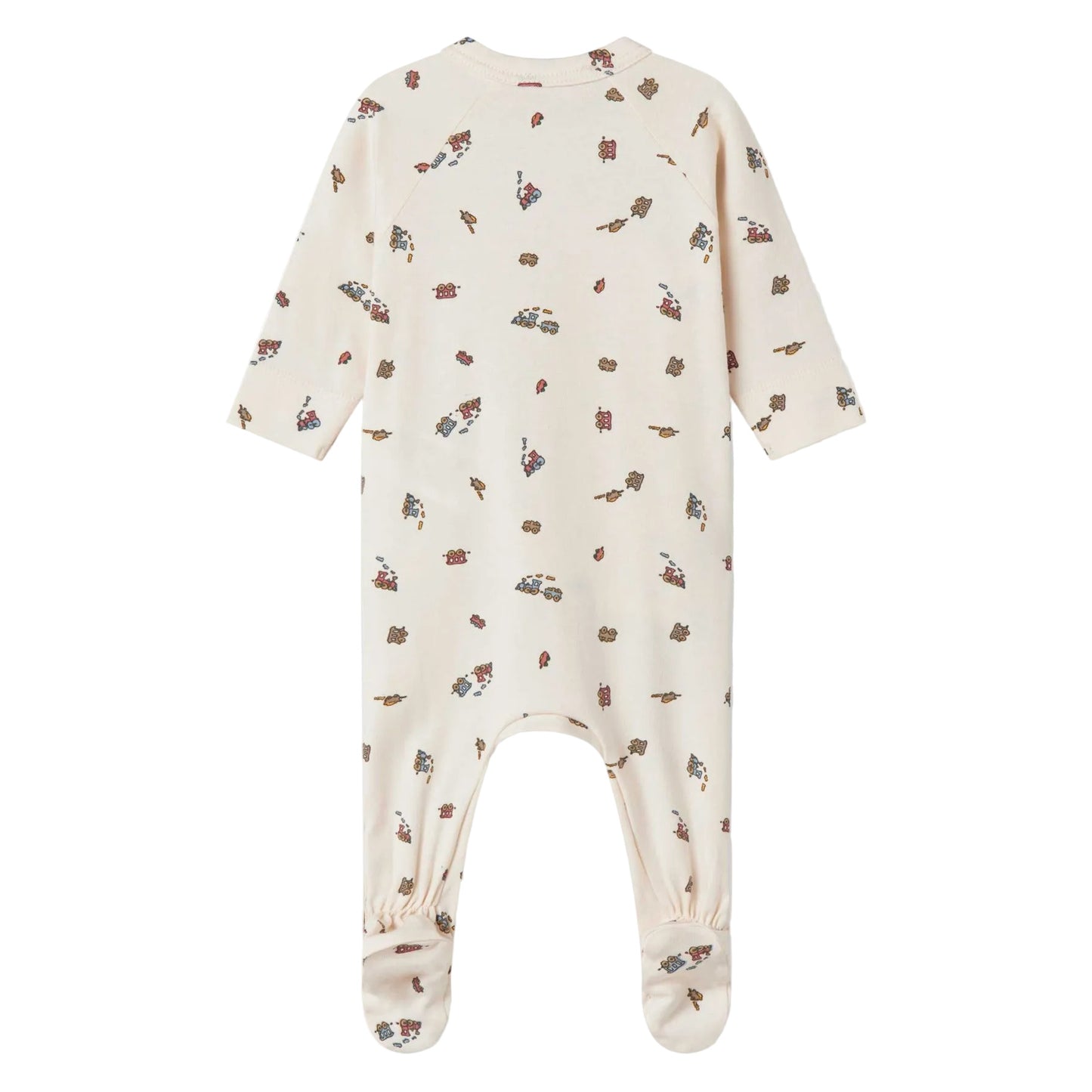 RUBELLO TRAINS ONESIE WITH FEET