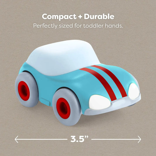 HABA LIGHT BLUE SPEEDSTER WITH MOMENTUM MOTOR