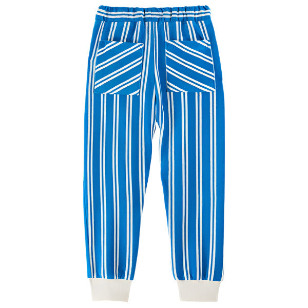 AZURE BLUE STRIPE JOGGER PANTS