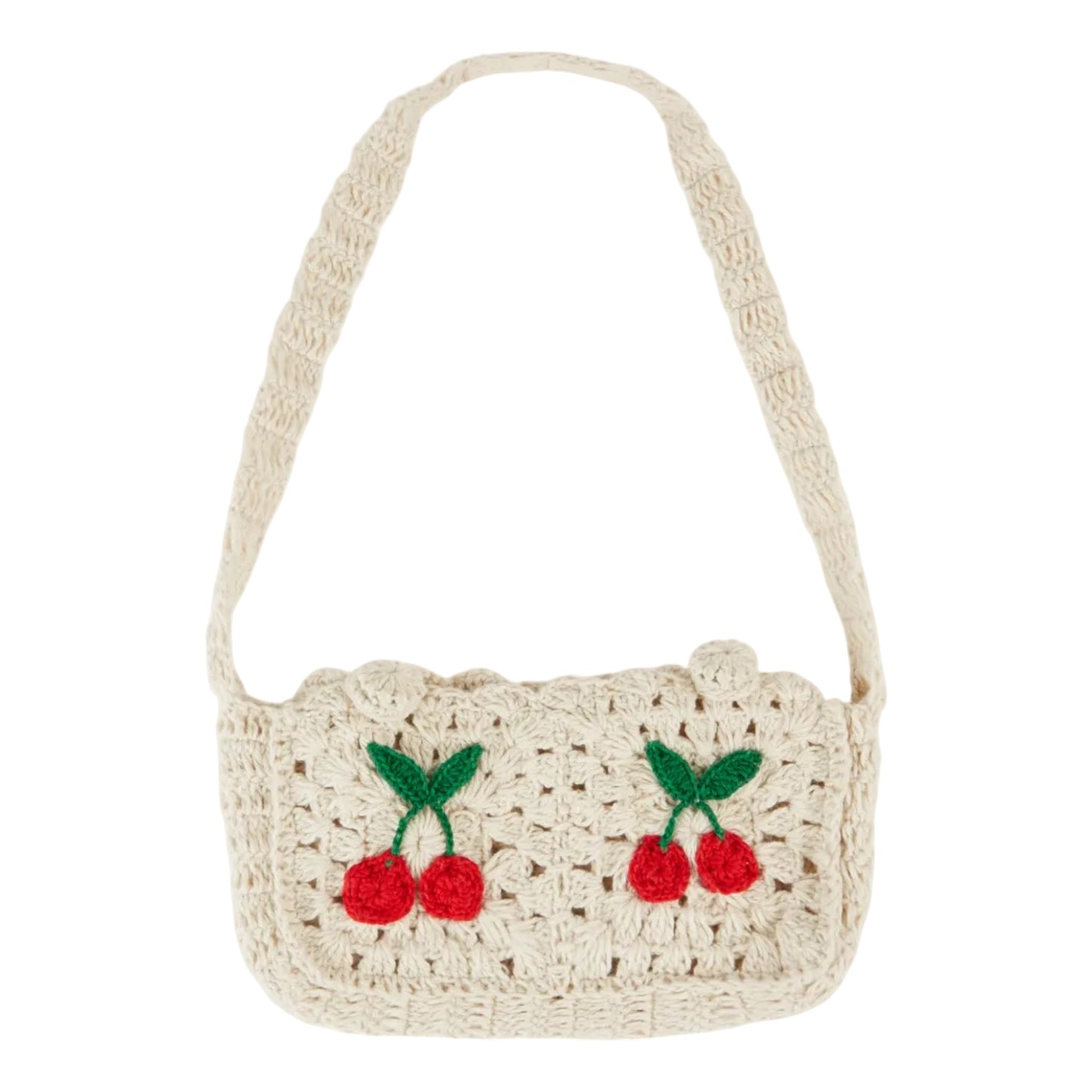 CHROCHET CHERRY PURSE