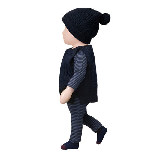 ALBERT JUMSUIT ONESIE - DENIM