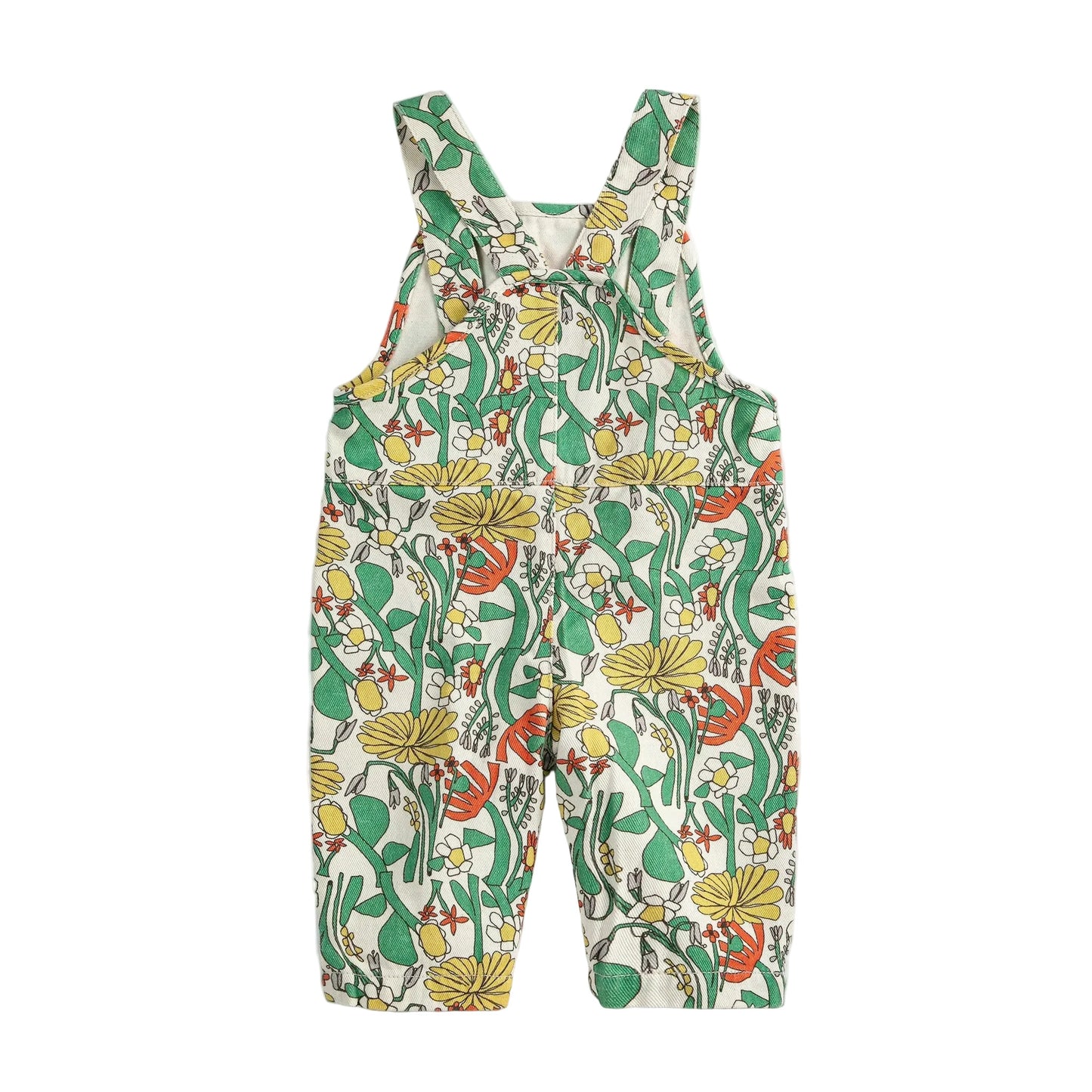 COLOR HERBALIST ALL OVER DUNGAREE OVERALLS