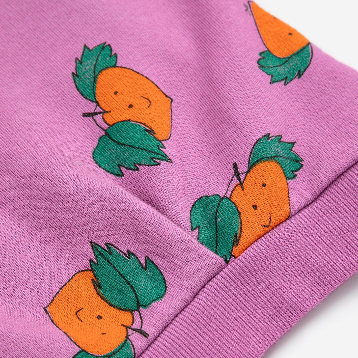 TANGERINE CROPPED SWEATSHIRT