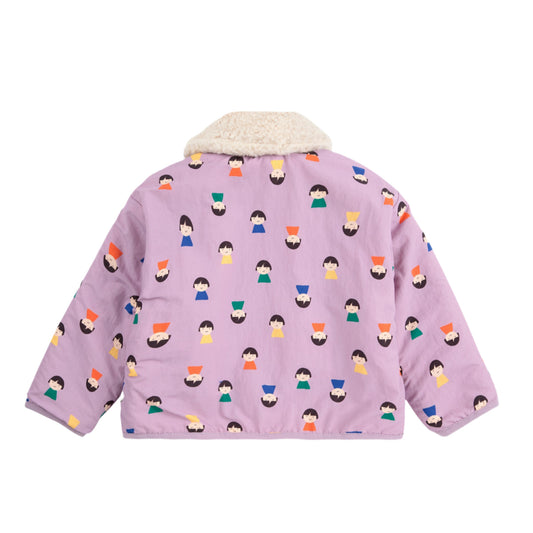 GAME PAWN ALL OVER REVESIBLE SHEEPSKIN JACKET