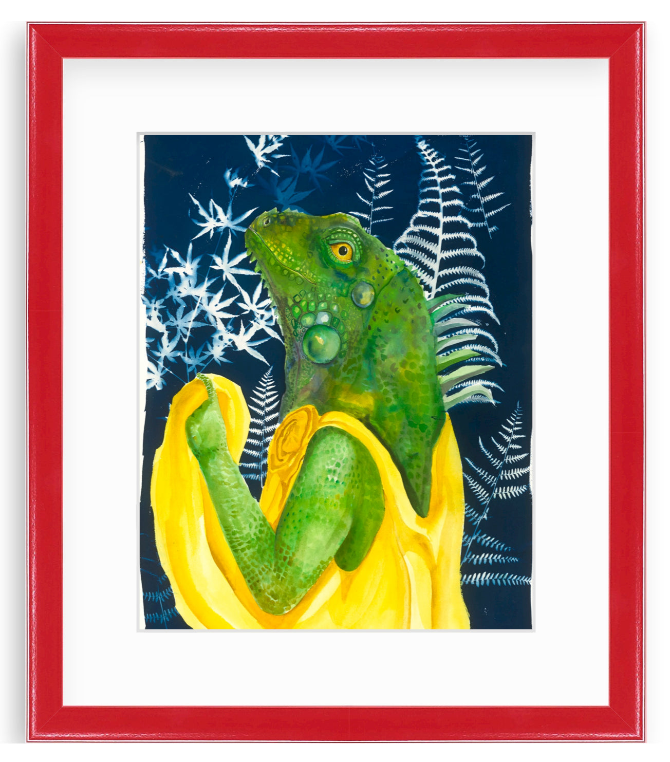 MARGARET THE IGUANA - PRINT