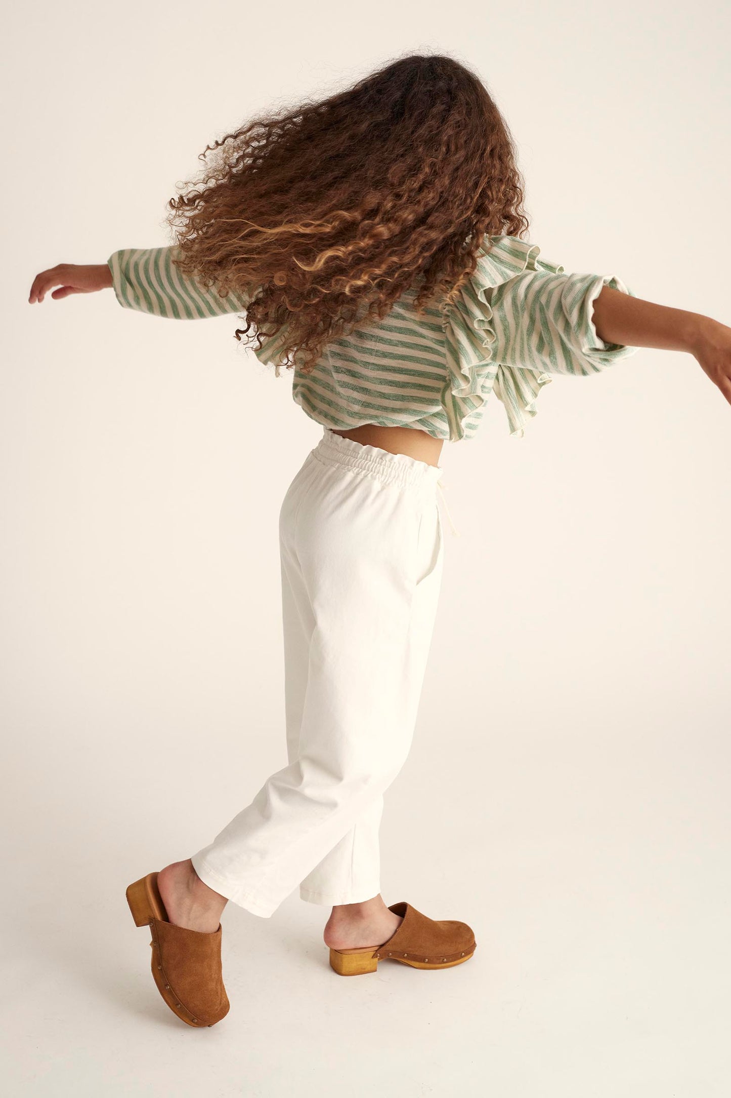 PAOLA IVORY TWILL PANT