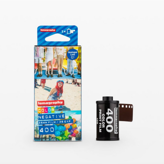 LOMOGRAPHY COLOR NEGATIVE 35MM ISO 400 – PACK OF 3