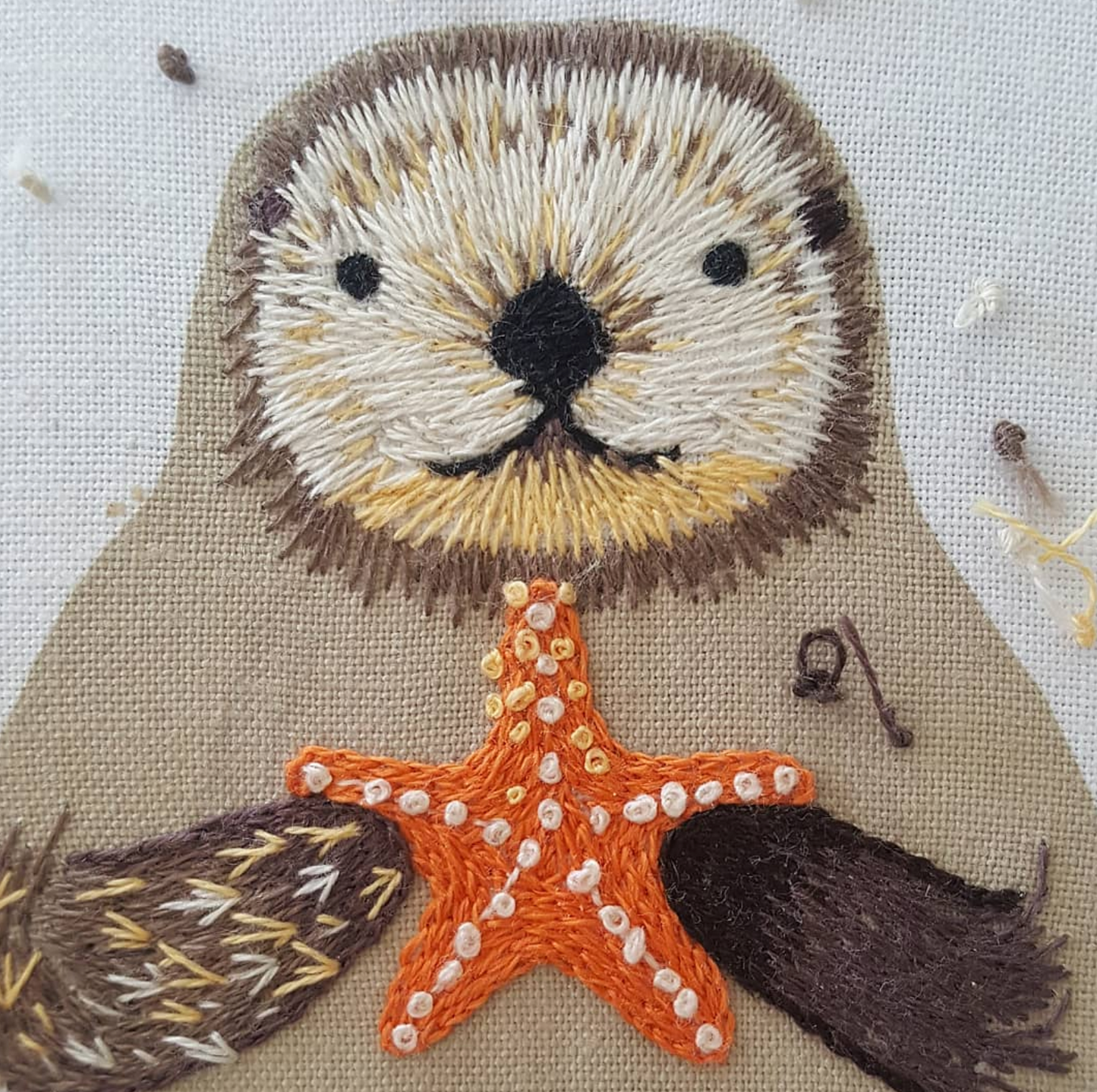 EMBROIDERY STARTER KIT LEVEL 3 - OTTER