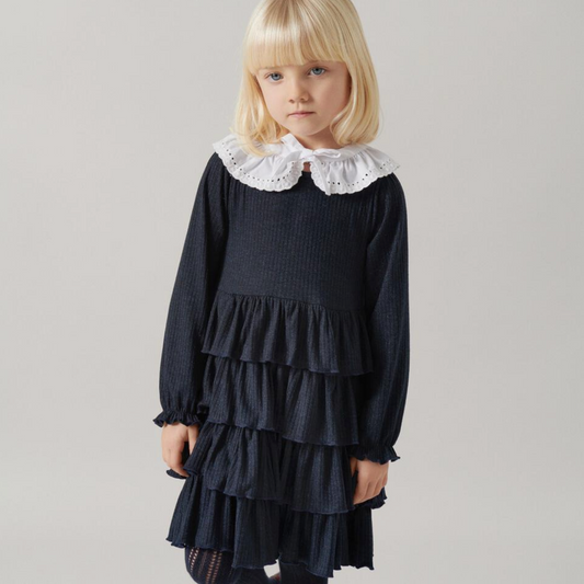 DISAN GLITTER RIB DRESS