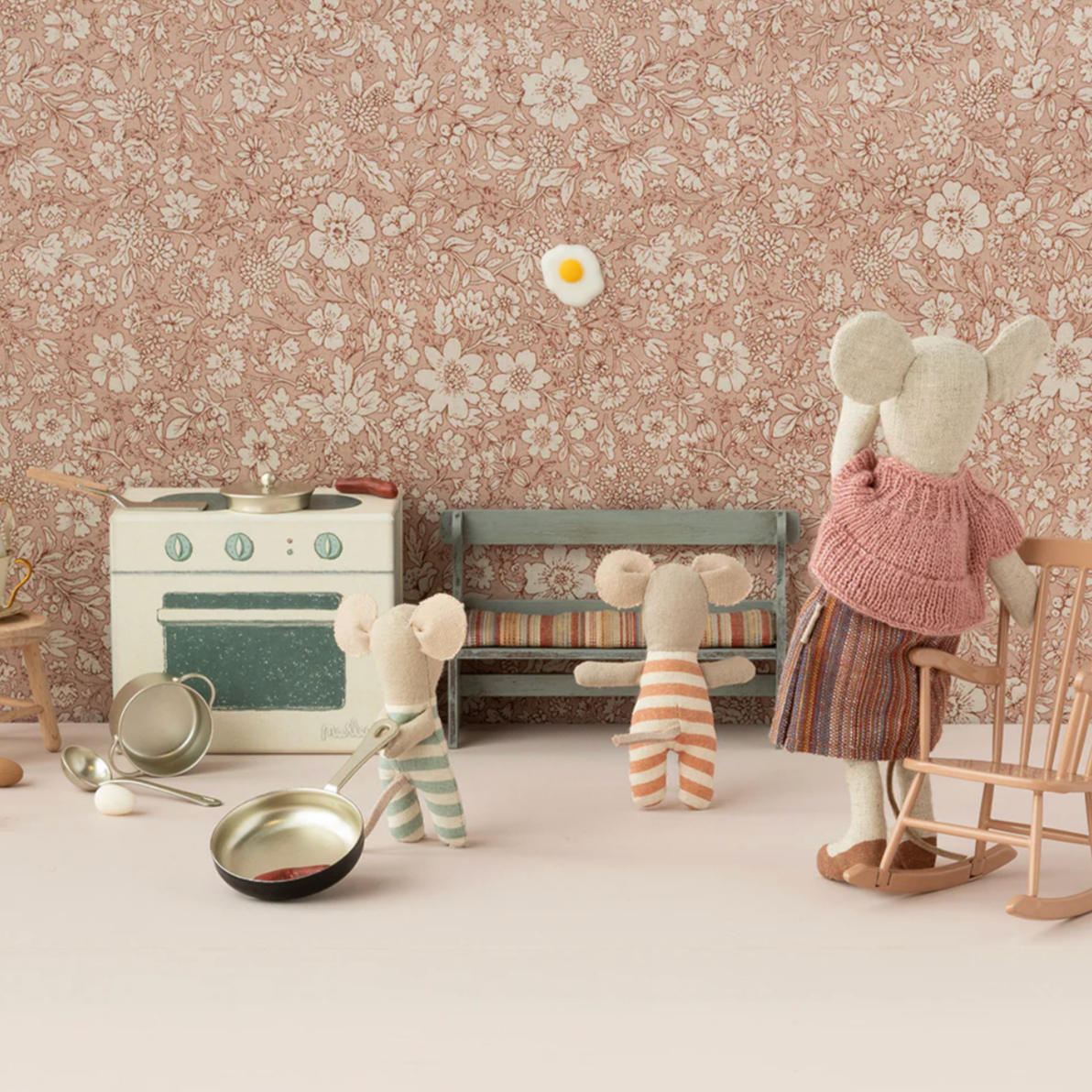 MAILEG MOUSE COOKING SET