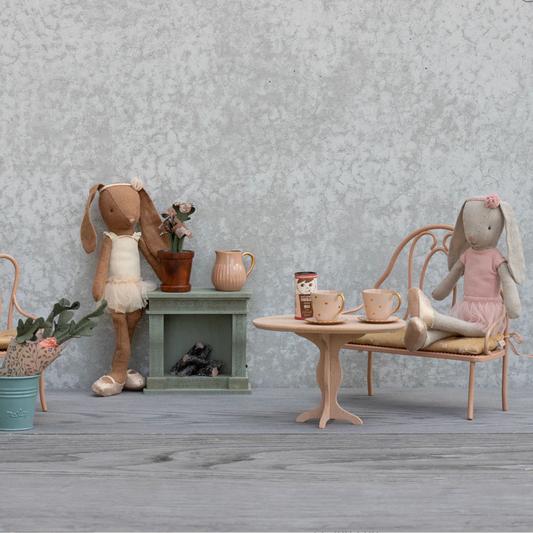 MAILEG OVAL TABLE NATURE - MINI