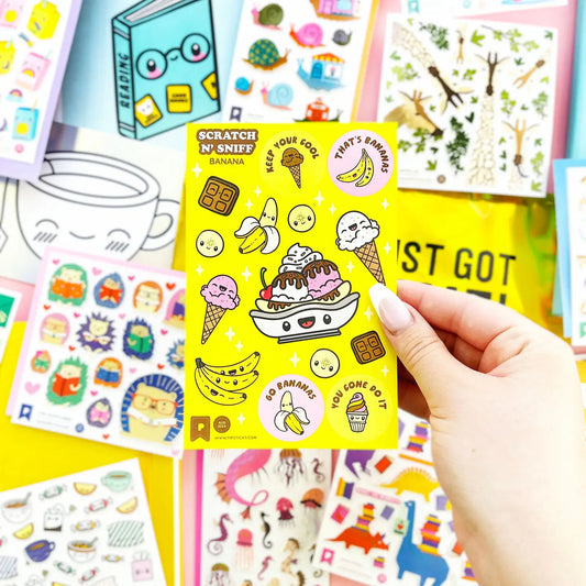 SPLIT DECISION SCRATCH N' SNIFF STICKERS