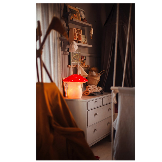 RED TOADSTOOL LAMP