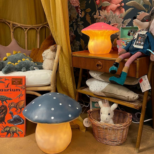 TOADSTOOL LAMP - BLUE