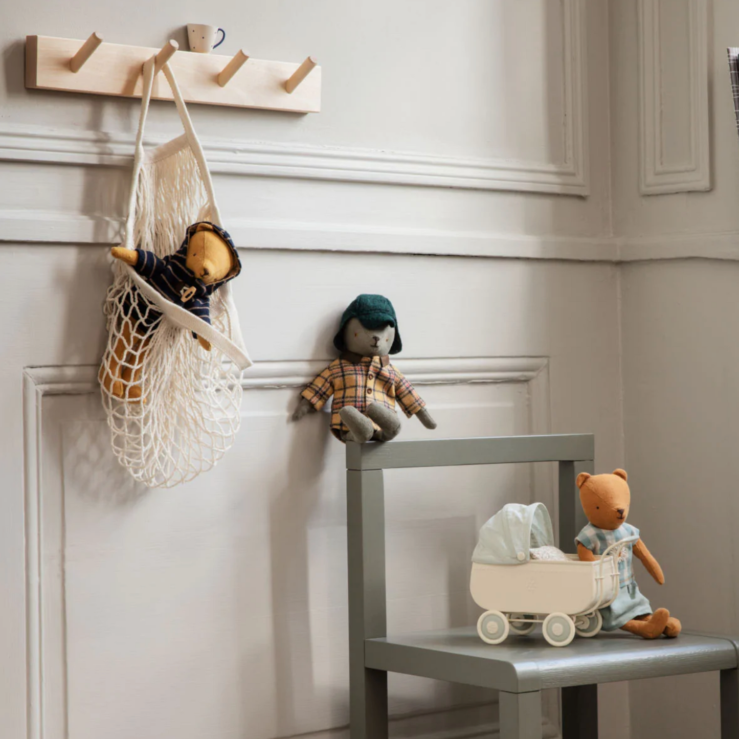 MAILEG TEDDY DAD WOODSMAN JACKET & HAT