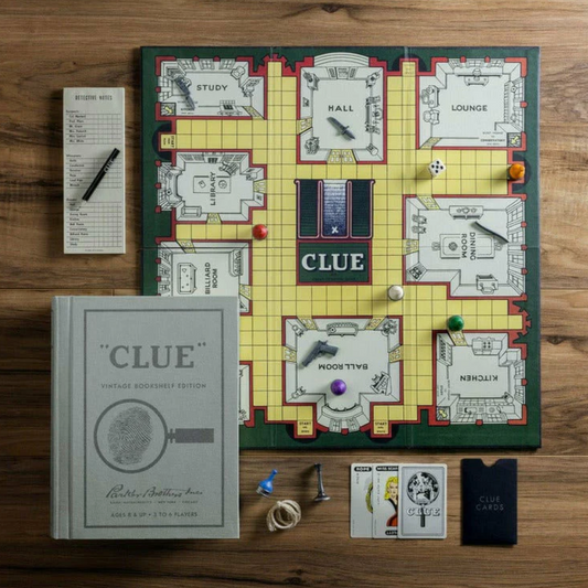 VINTAGE BOOKSHELF - CLUE