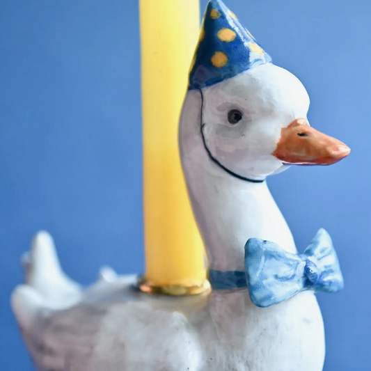 BLUE GOOSE CAKE TOPPER