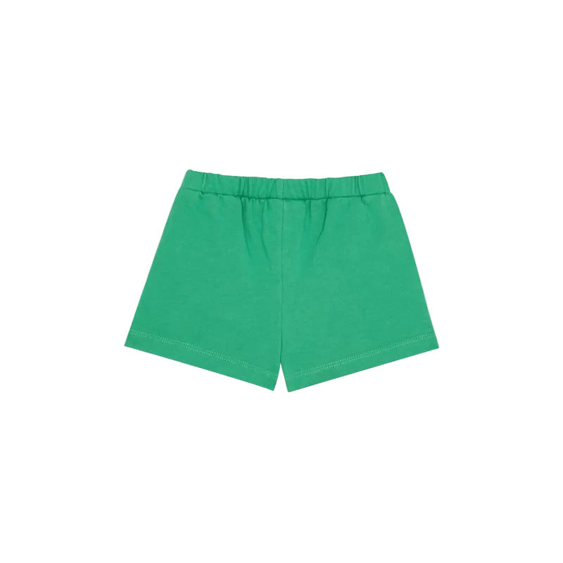 GREEN WASHED BABY SHORTS