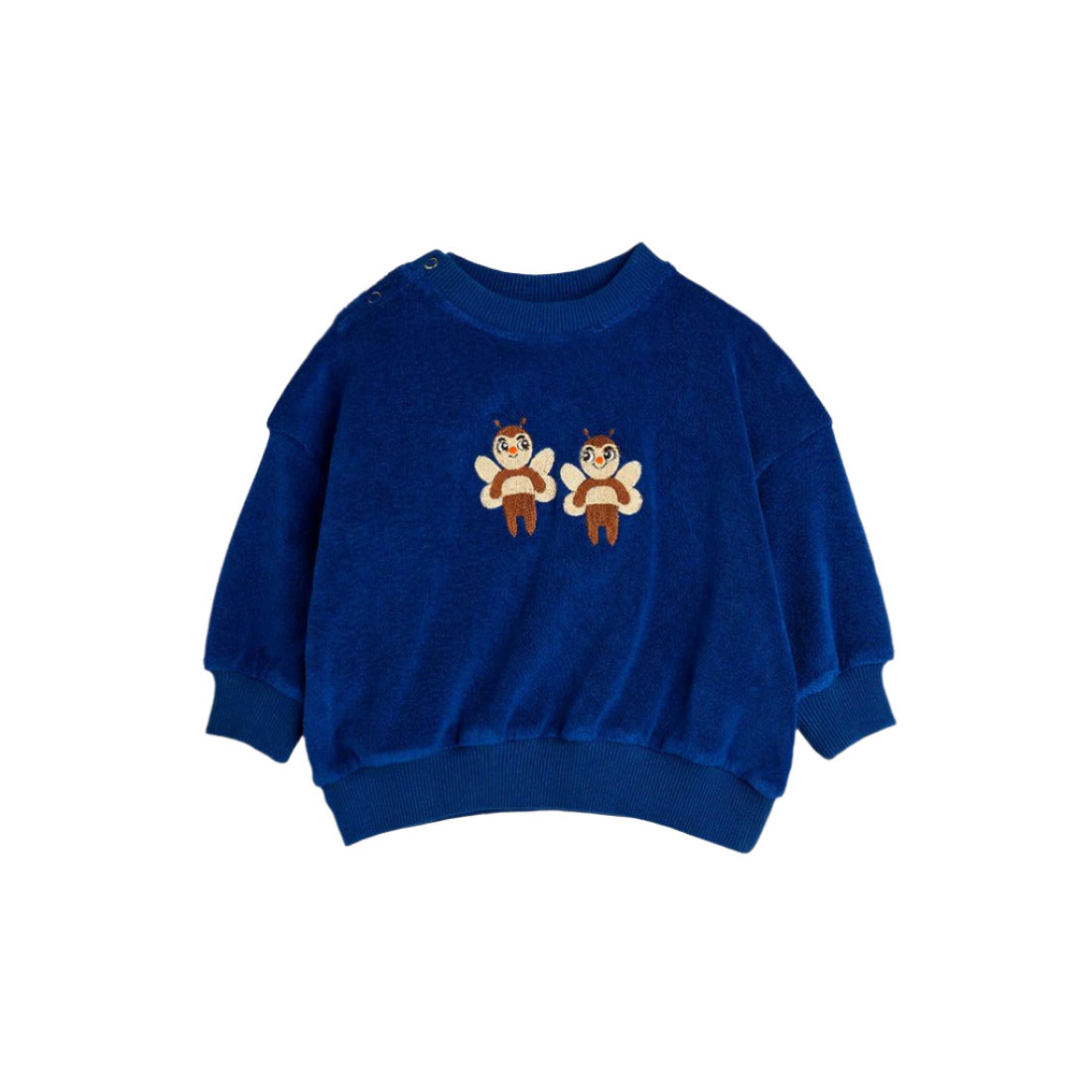 BEE EMBROIDERED TERRY SWEATSHIRT