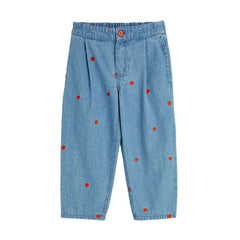MINI HEARTS DENIM TROUSERS