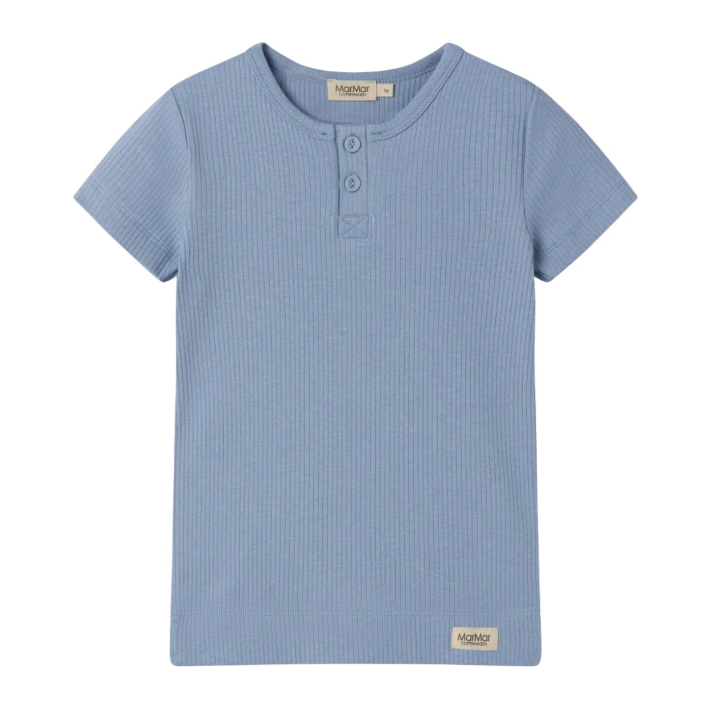 BLUE IRIS HENLEY TEE