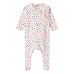 RUBETTA MINI FLOWER ONESIE WITH FEET