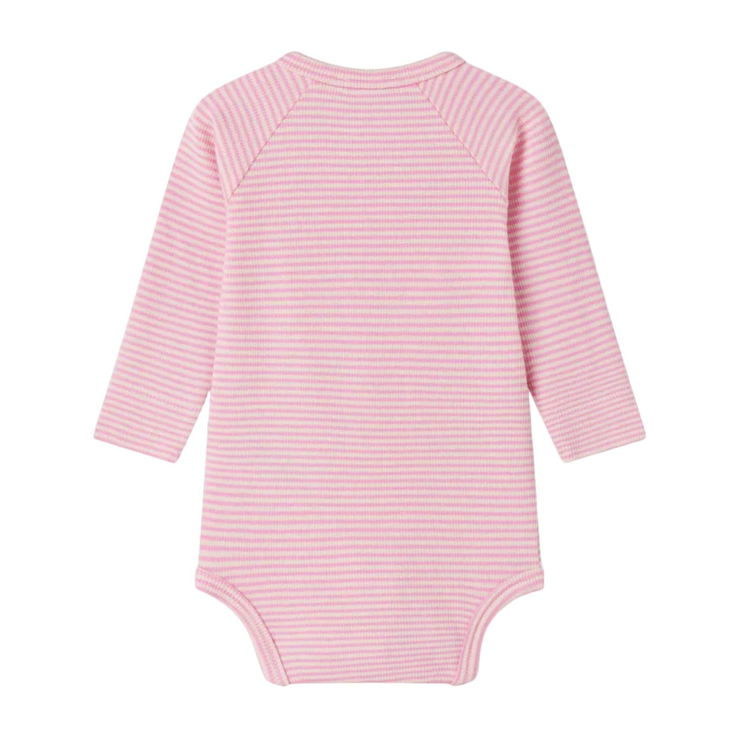 PINK STRIPE LONG SLEEVE ONESIE & PANT SET