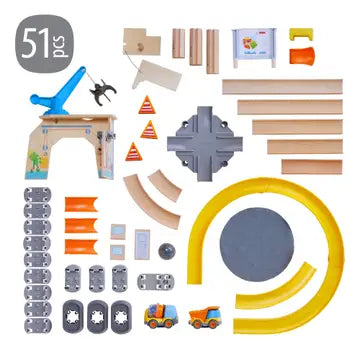 HABA KULLERBÜ CONSTRUCTION ZONE PLAY TRACK SET