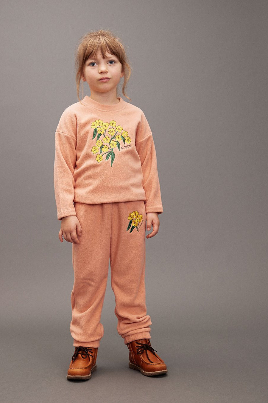 ALPINE FLOWERS FLEECE TROUSERS