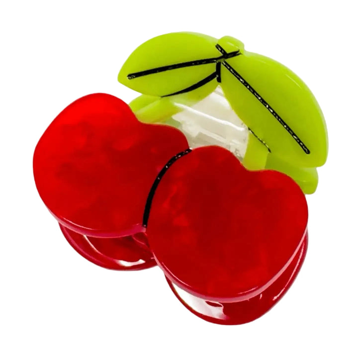 MINI MARASCHINO CHERRY HAIR JAW CLIP