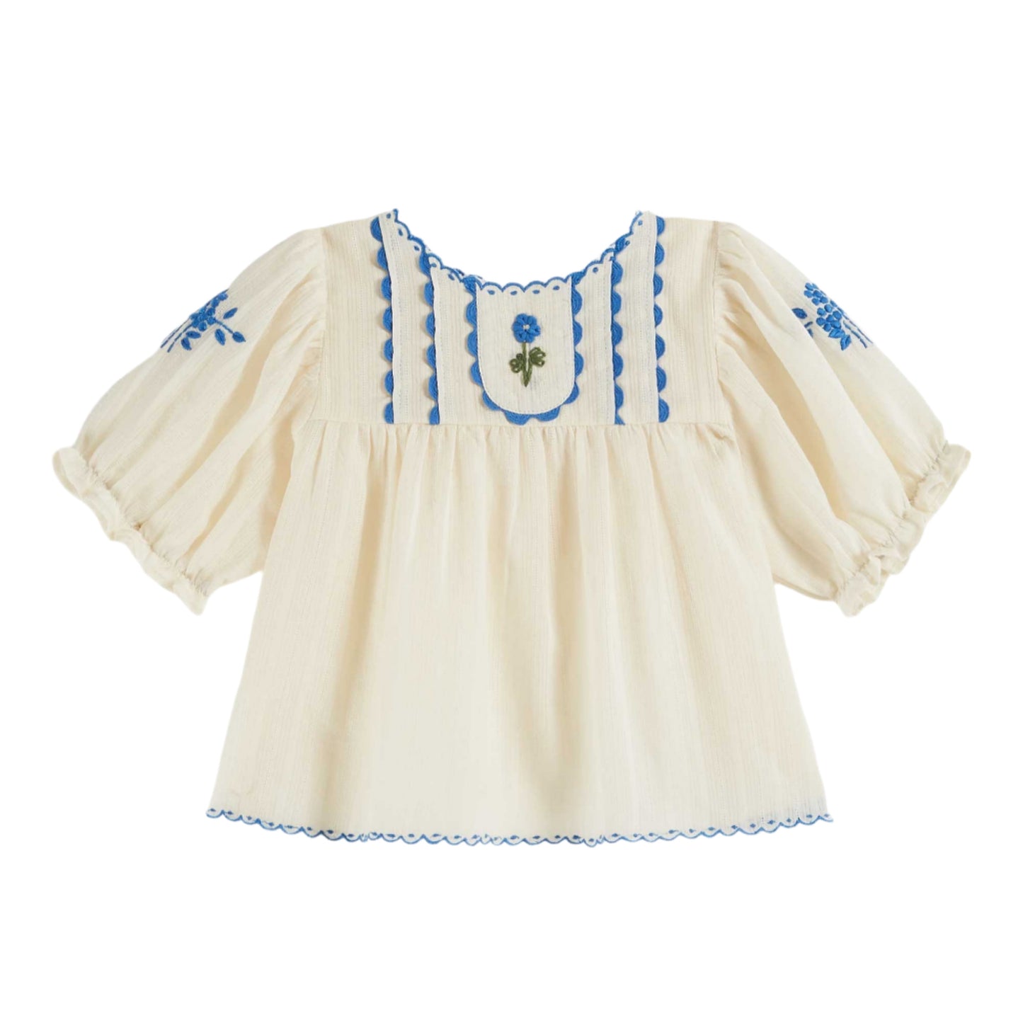 UNIE BRODEE EMBROIDERED BLOUSE