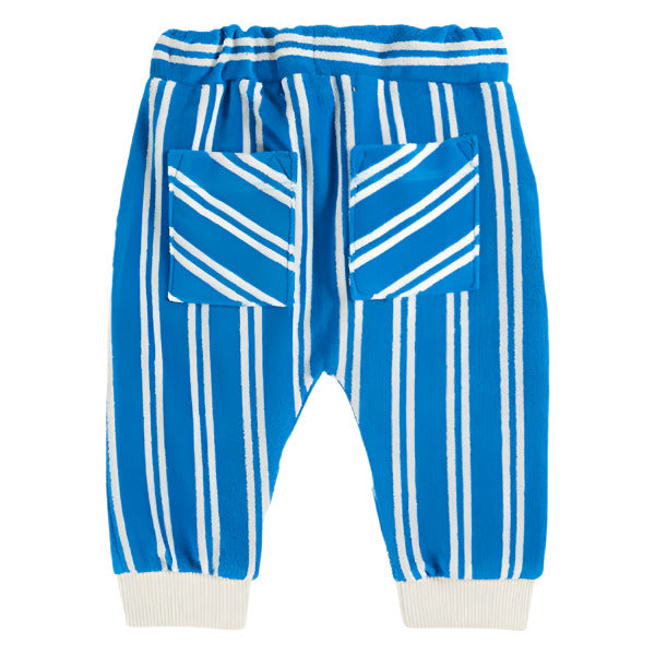 AZURE BLUE STRIPE JOGGER PANTS
