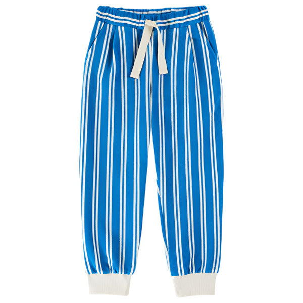 AZURE BLUE STRIPE JOGGER PANTS