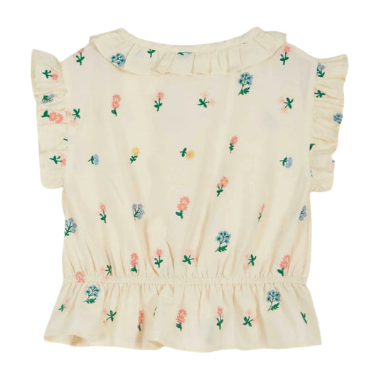 FLORAL EMBROIDERED BLOUSE