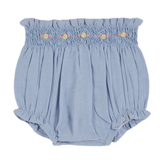BRODE ECUME BLUE SMOCKED BLOOMER