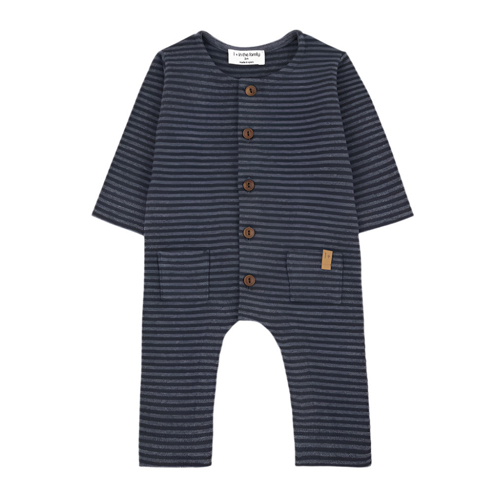 ALBERT JUMSUIT ONESIE - DENIM