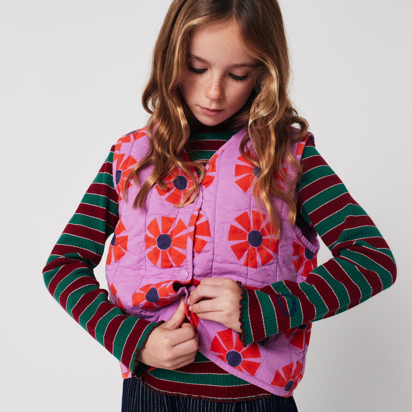 KALEIDOSCOPE ALL OVER QUILTED VEST