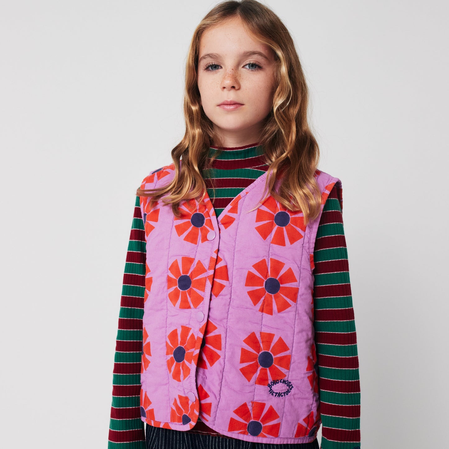 KALEIDOSCOPE ALL OVER QUILTED VEST