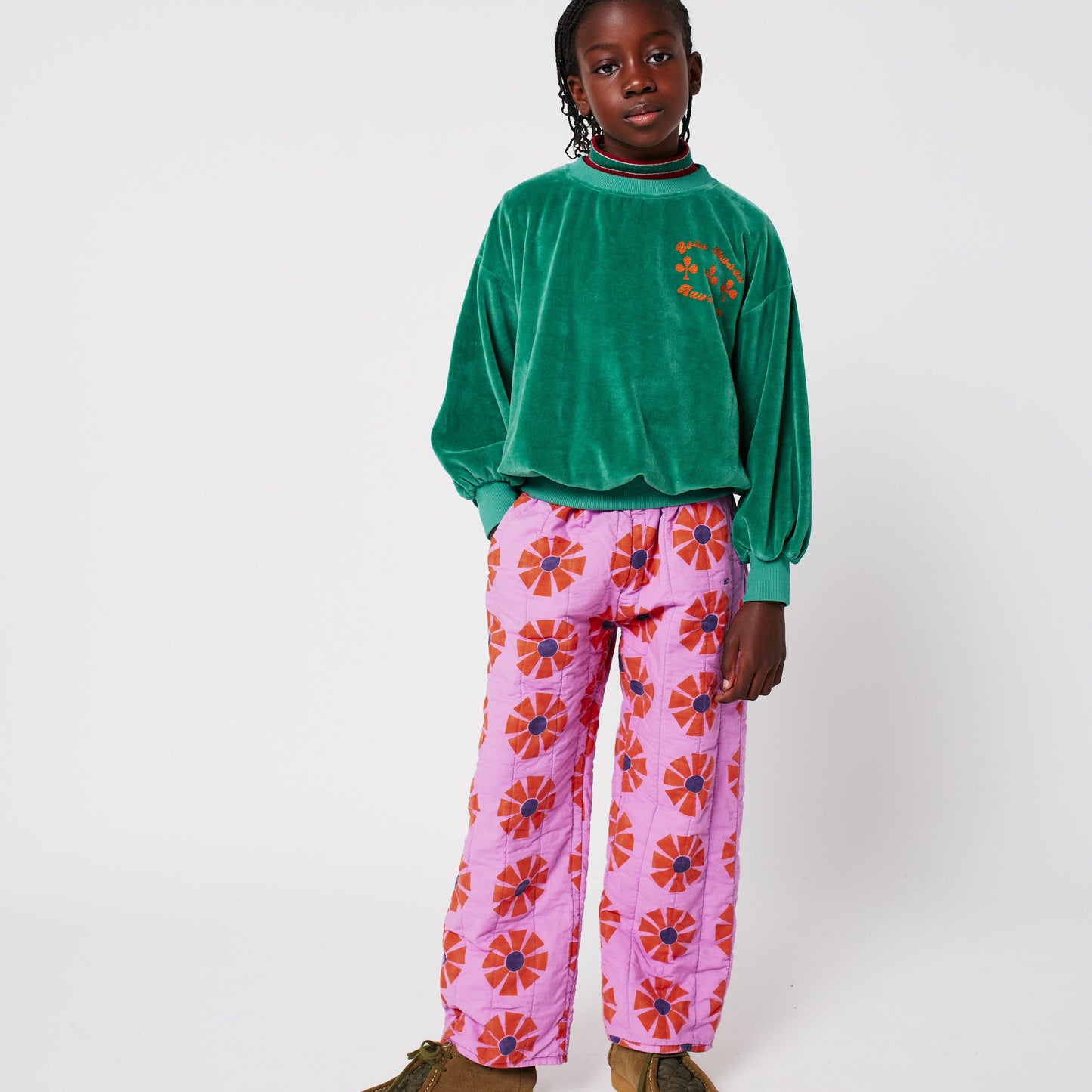 KALEIDOSCOPE ALL OVER QUILTED PANTS