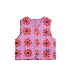 KALEIDOSCOPE ALL OVER QUILTED VEST