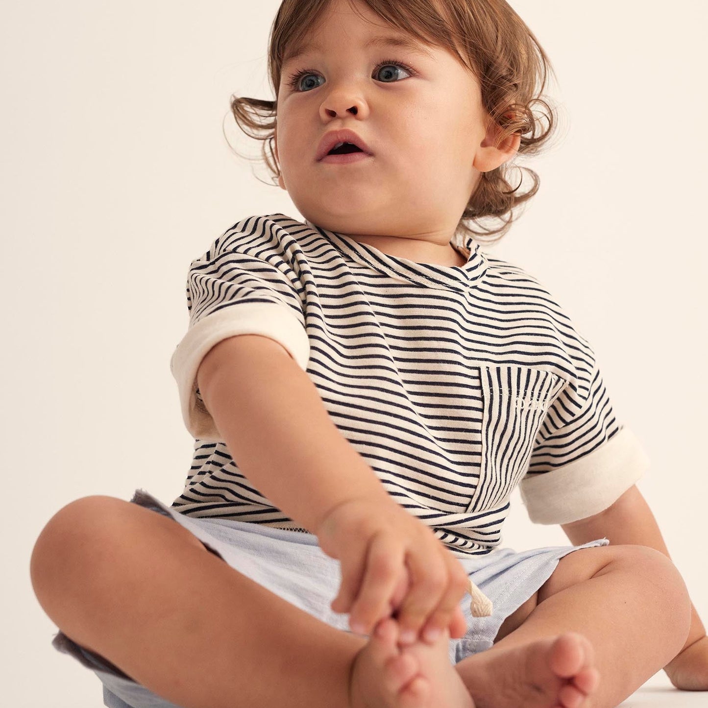 BIEL SLUB STRIPE SHIRT