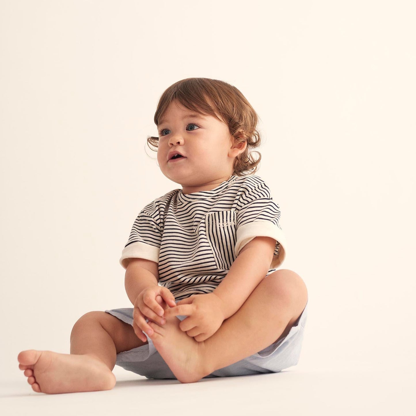 BIEL SLUB STRIPE SHIRT