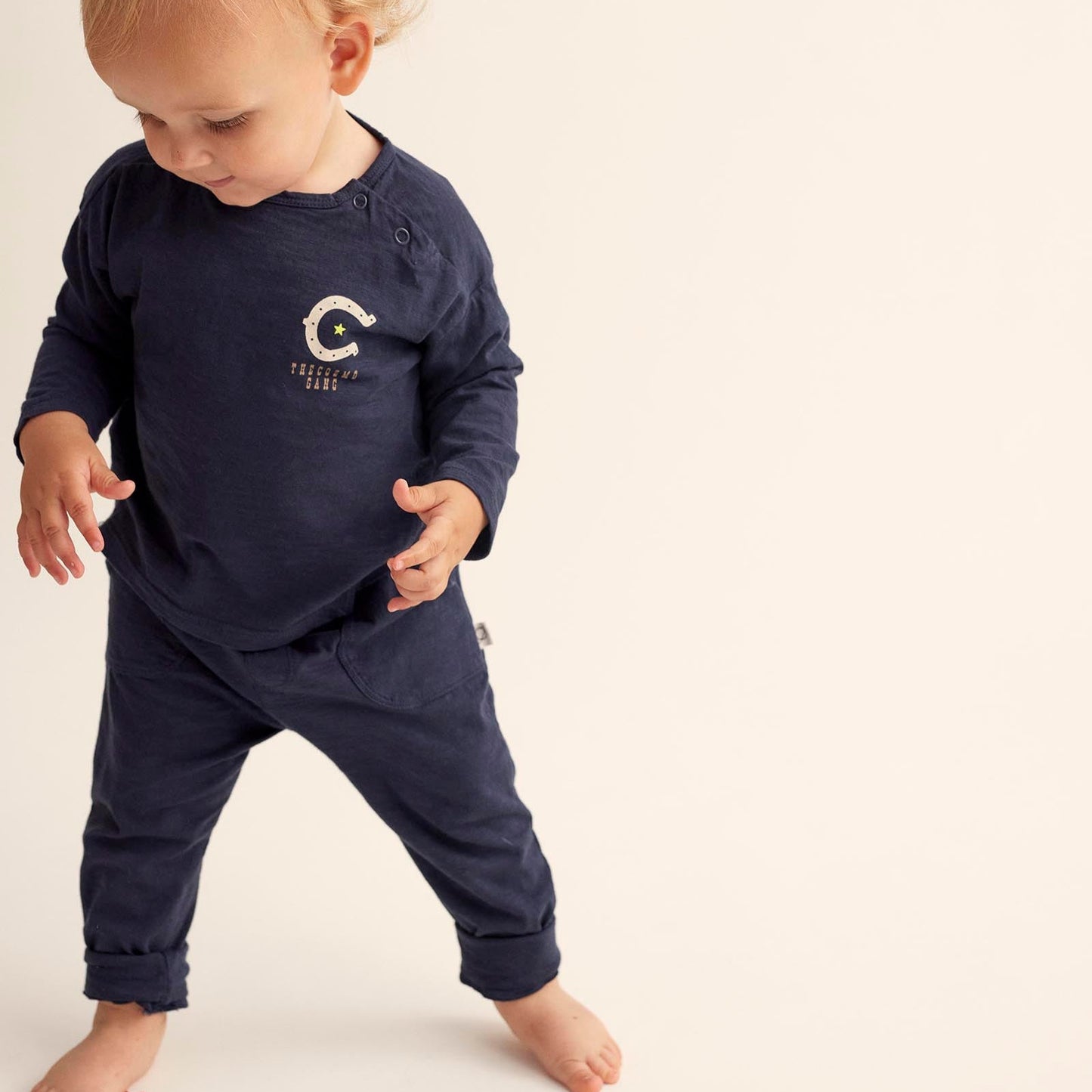 CAIRO SLUB PANT - NAVY