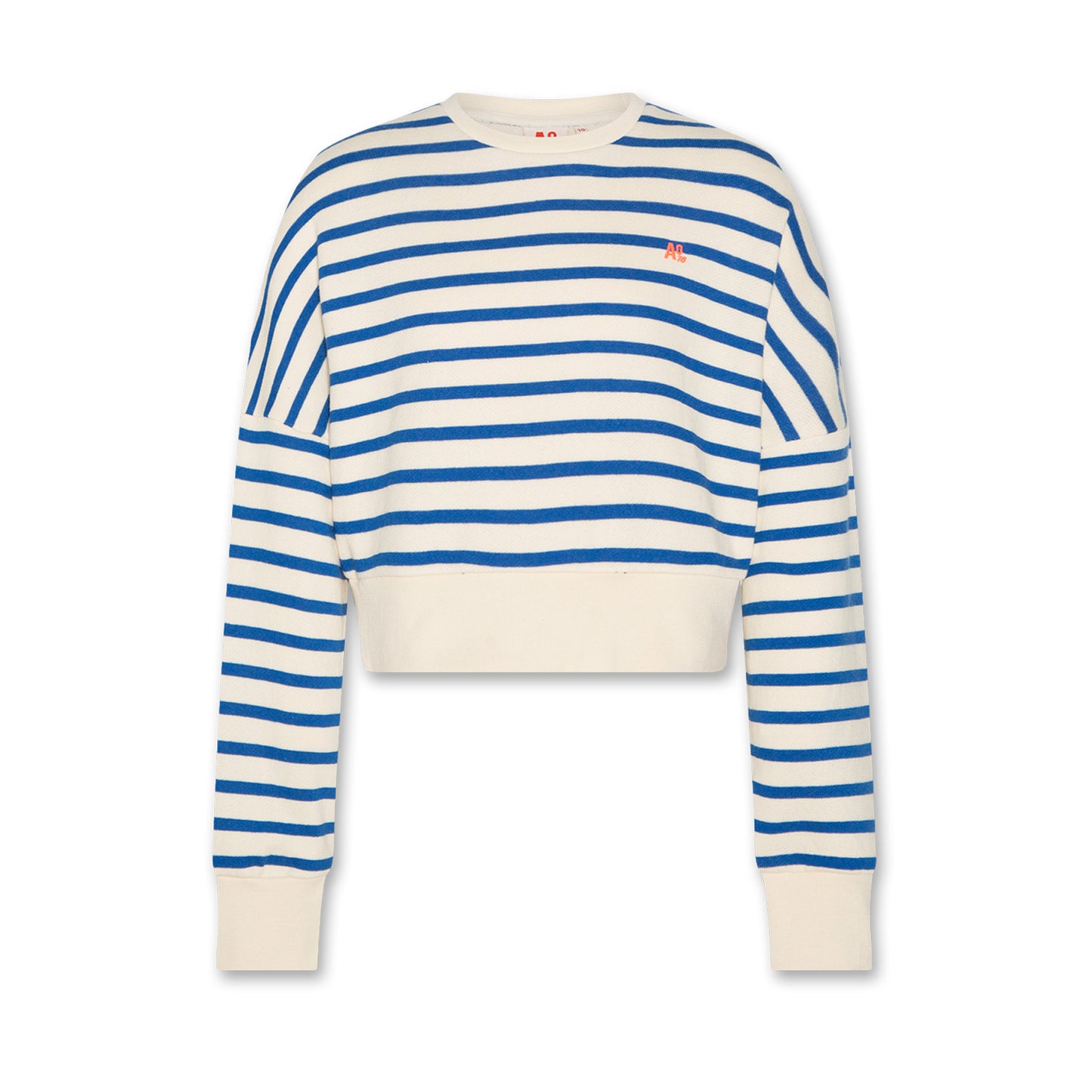 ABBY STRIPED LOGO SWEATSHIRT