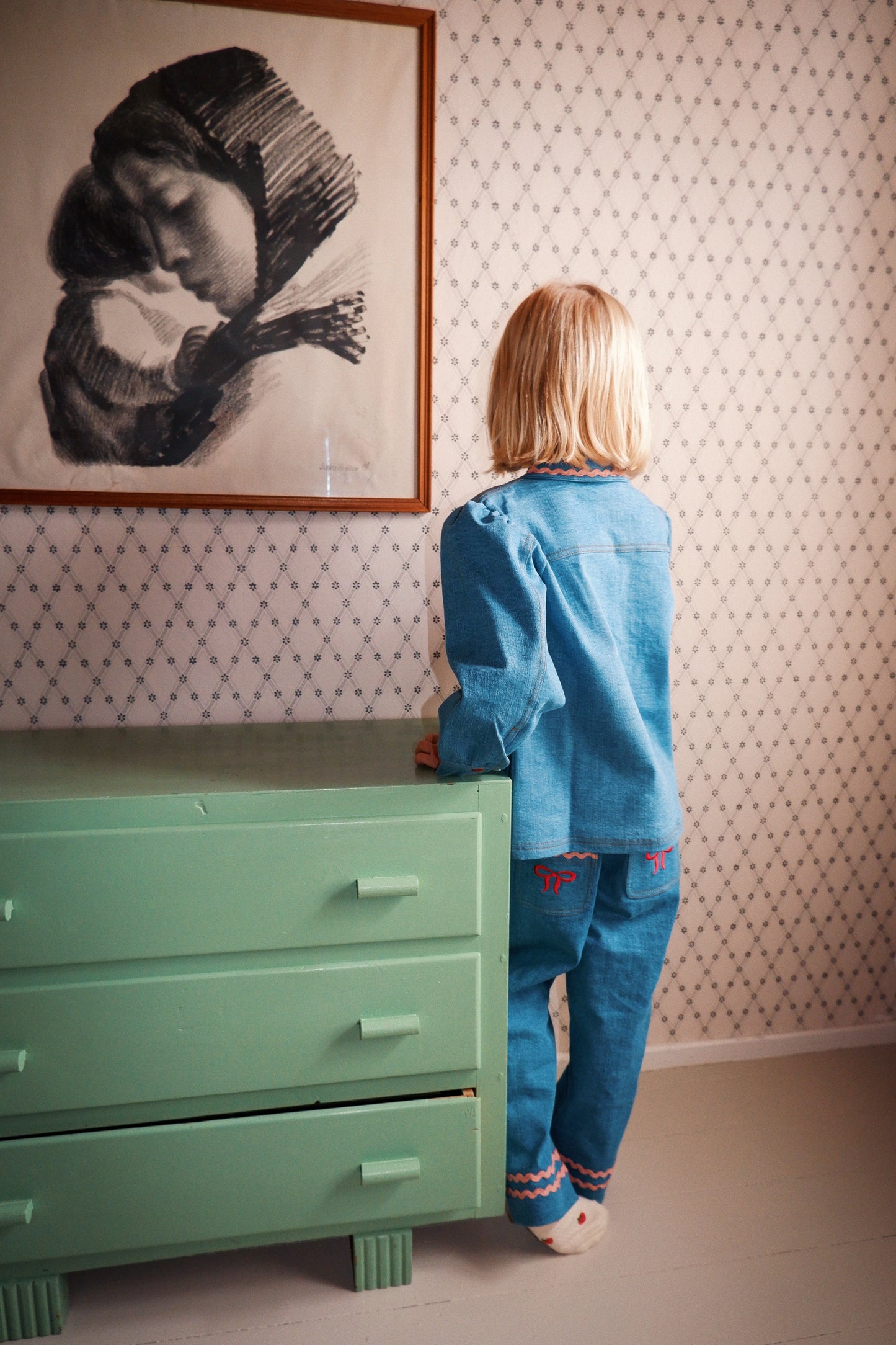 HAZEL LT DENIM PANTS