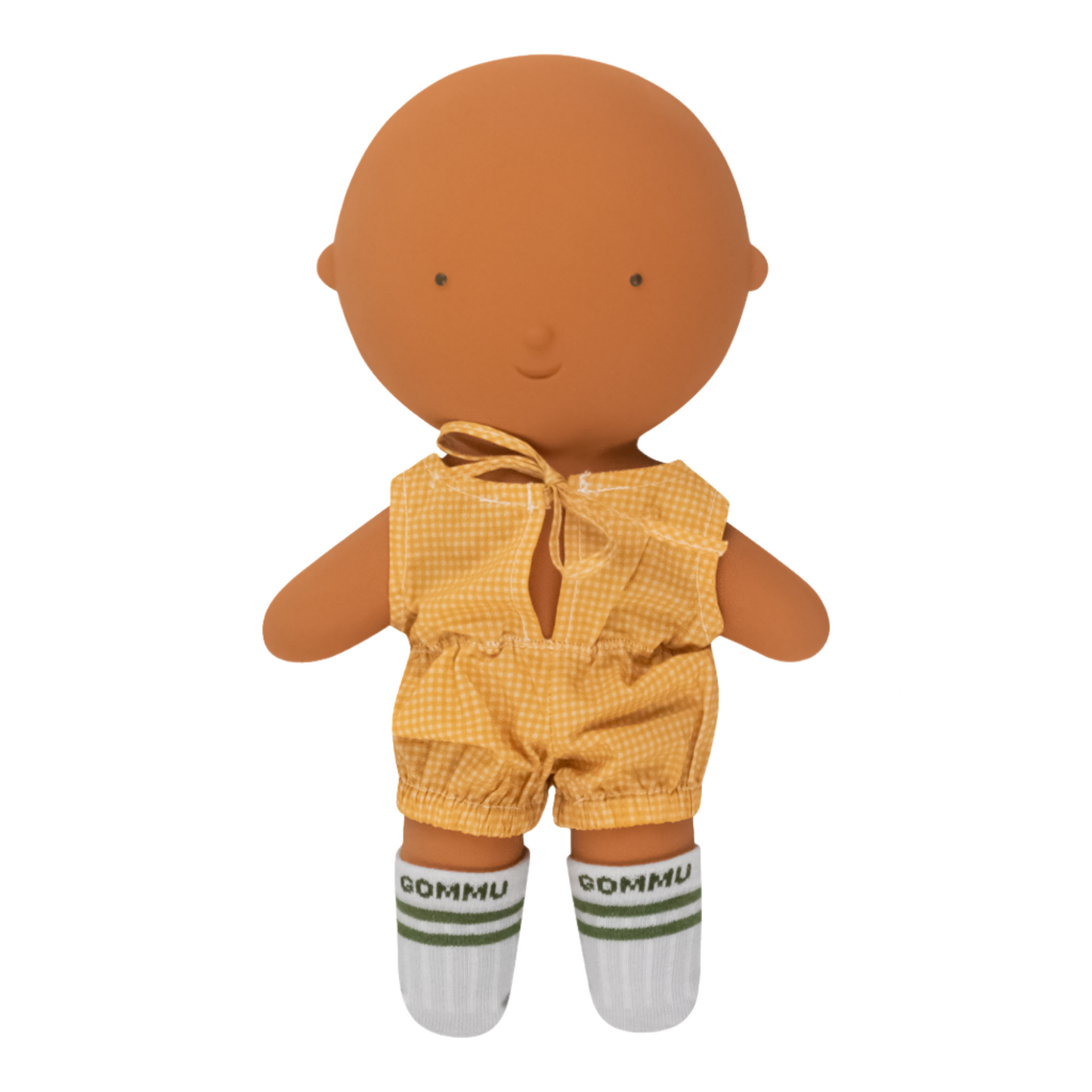 GOMMU ONE-PIECE JUMPER WITH SOCKS - VICHY YELLOW