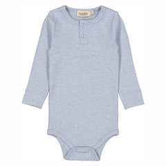 PLAIN BODY RIBBED LONG SLEEVE ONSIE - FRESH AIR MELANGE