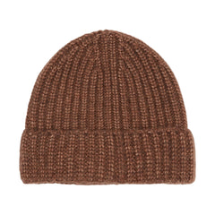 MERINO WOOL BONNET BEANIE - CHATAIGNE
