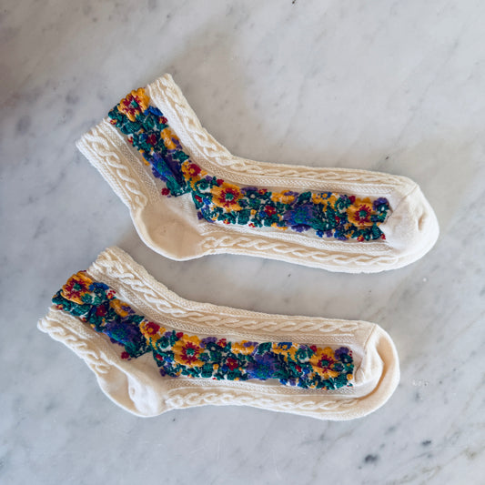 GARDEN JAQUARD TROUSER SOCKS